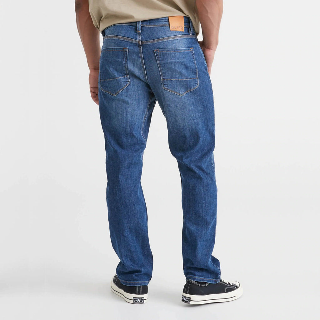 Du/er Performance Denim Athletic Straight Jeans Galactic