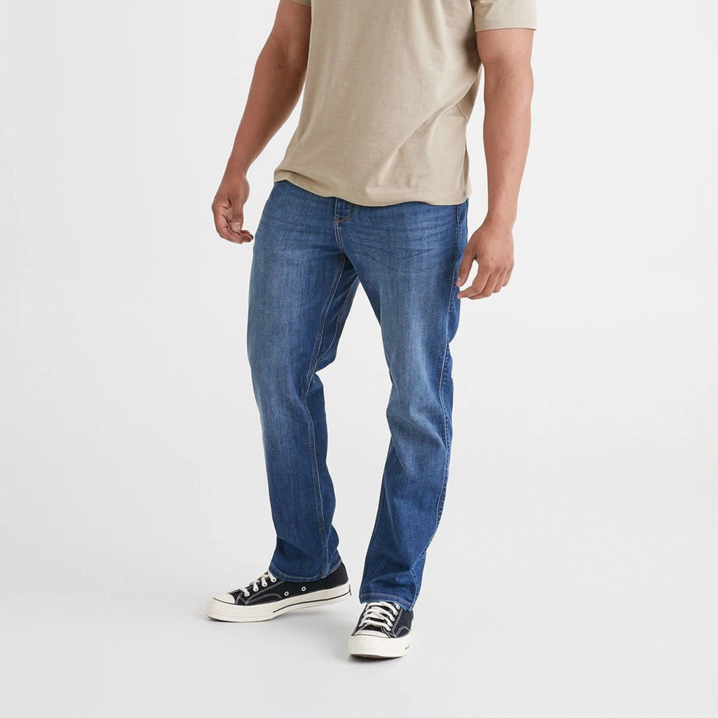 Du/er Performance Denim Athletic Straight Jeans Galactic