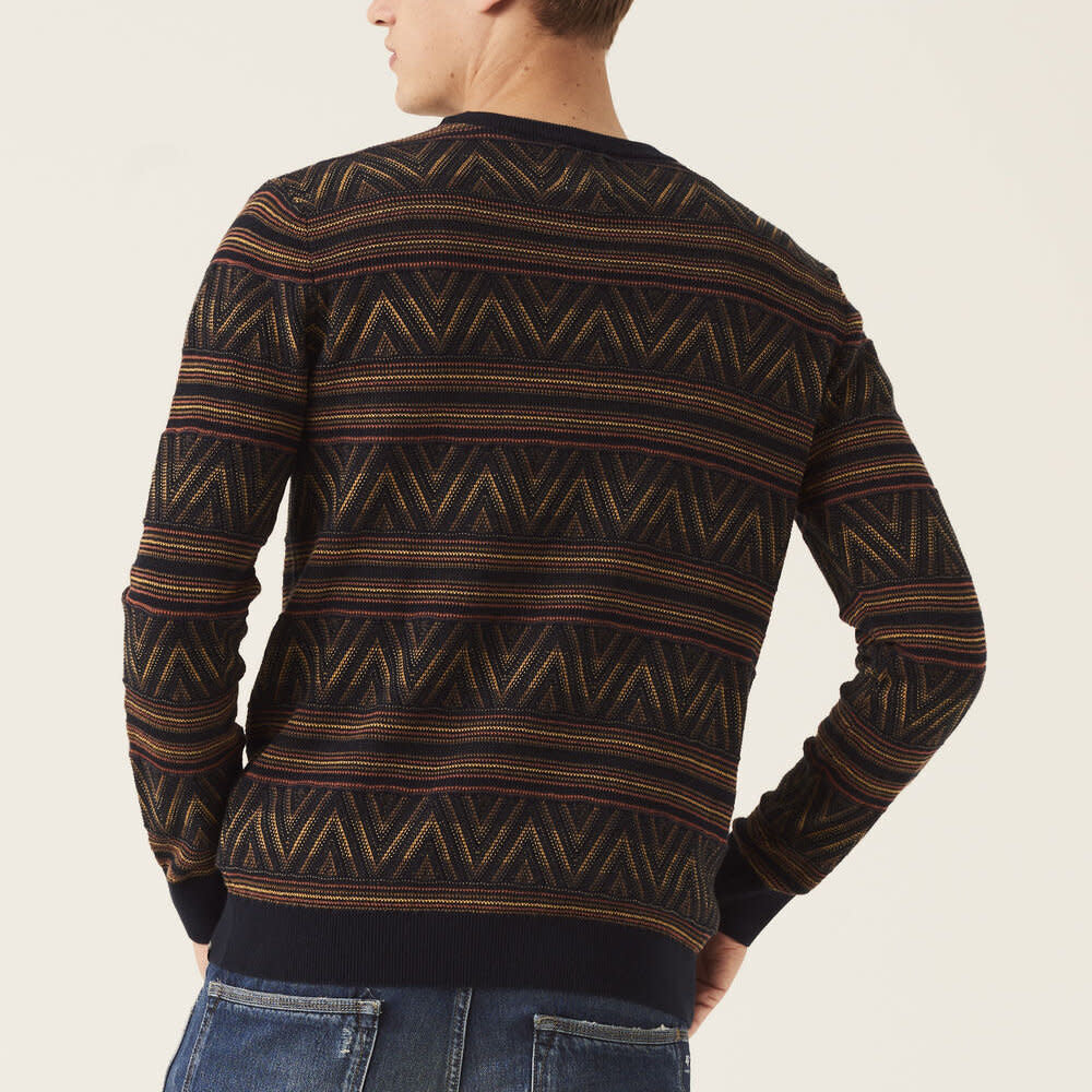 Garcia All Over Print Knit Burnt Caramel