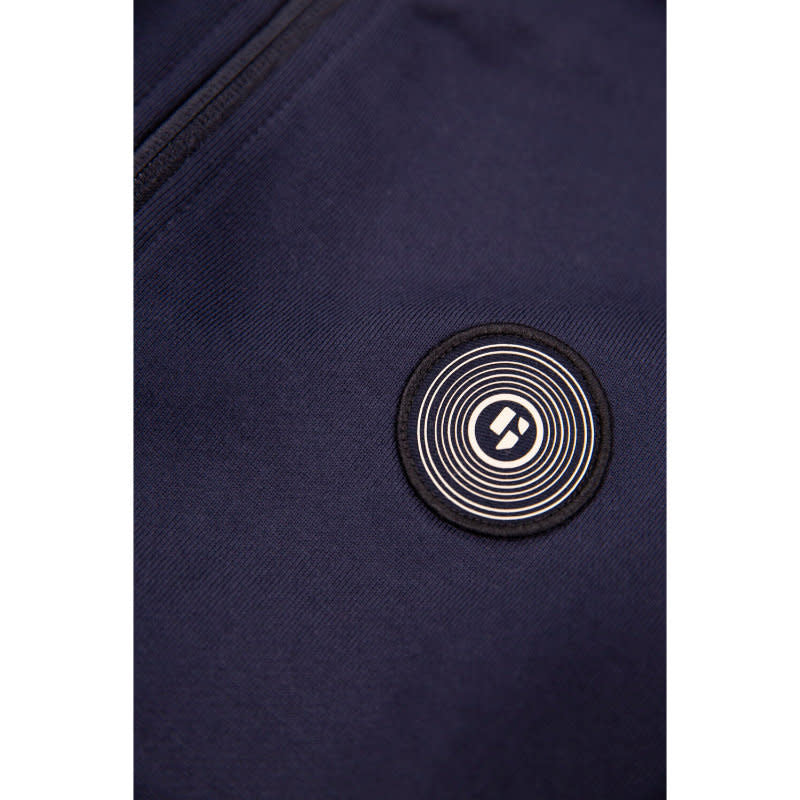 Garcia Circle Patch Zip Cardigan Dark Moon
