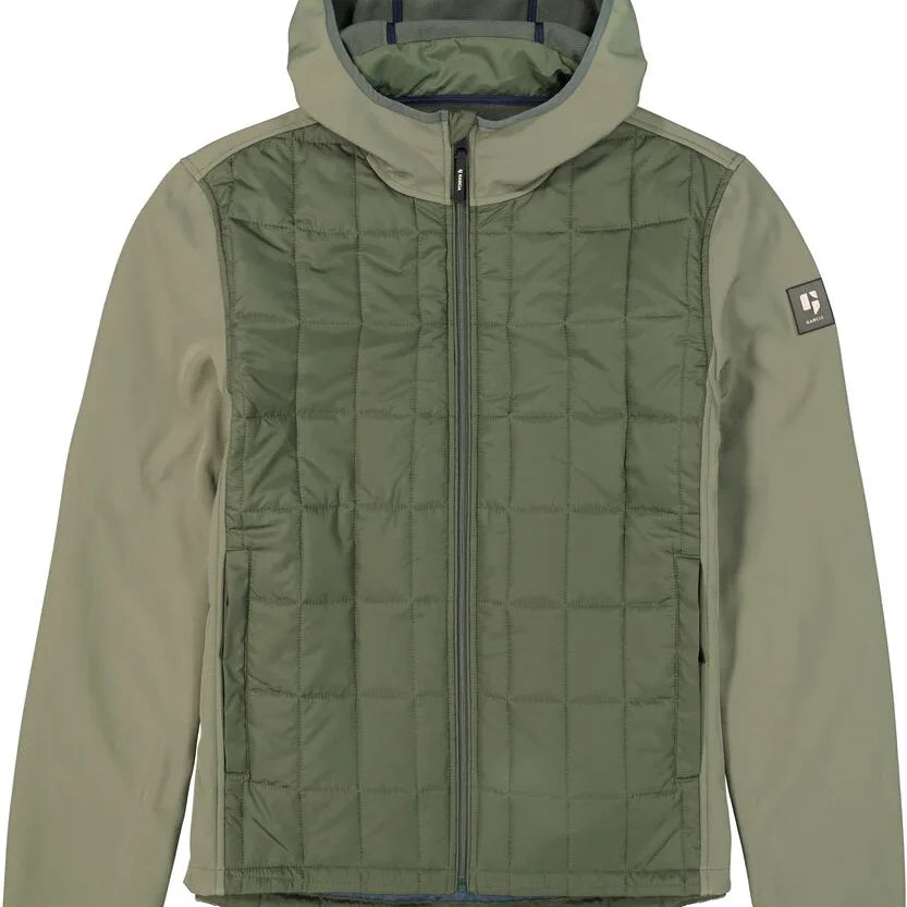 Garcia Outdoor Jacket 100% Poly - Army Green - 1 - Tops - Coats & Jackets