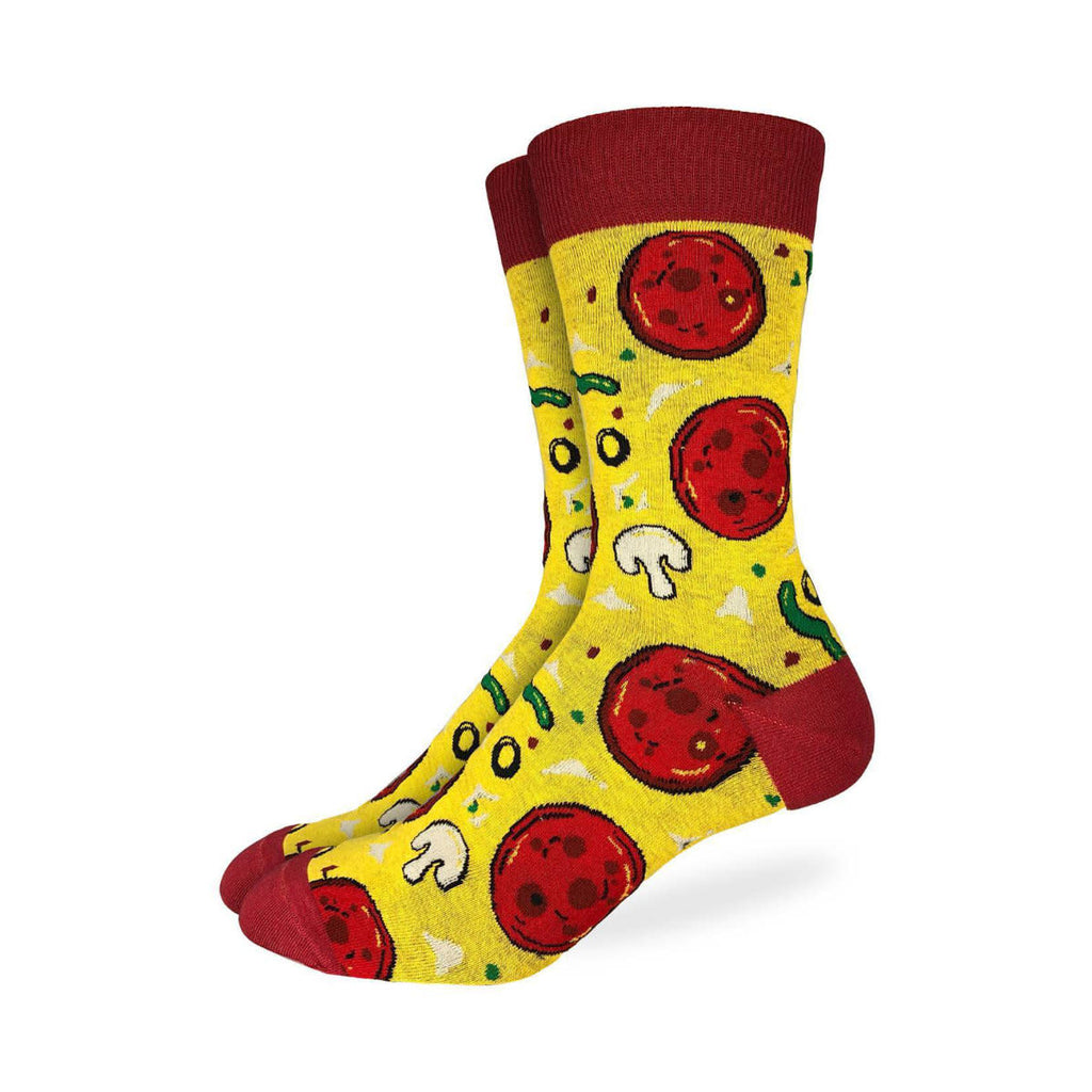 Good Luck Sock Pizza Toppings Socks Yellow