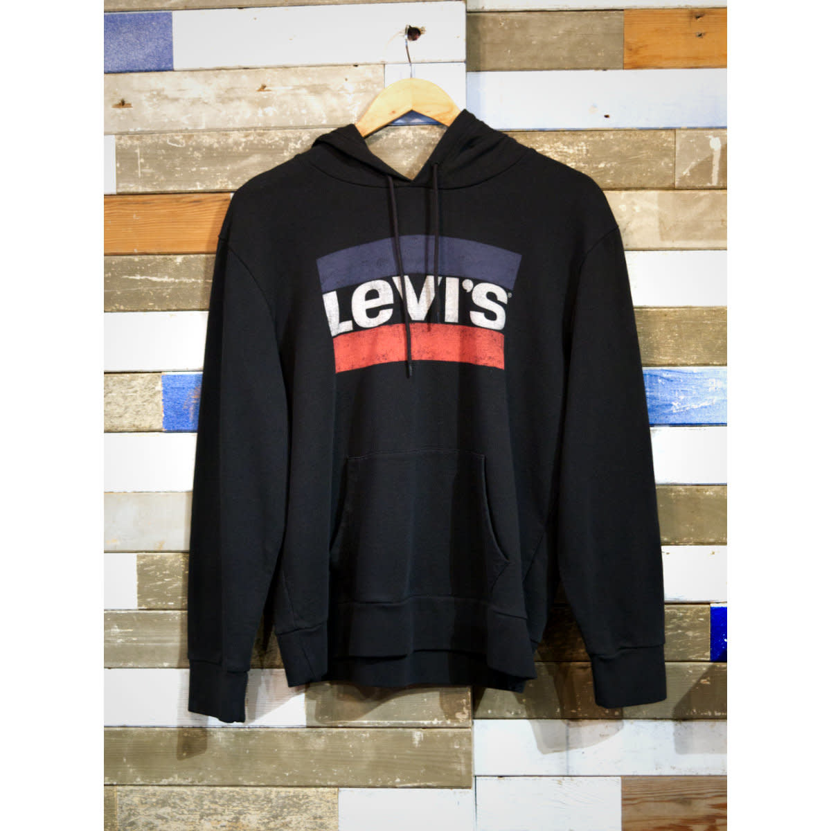 Levis Levis Graphic Pullover Hoodie Grey