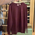 Levis Original Icon Crew Sweater - Fig Purple - 2 - Tops - Fleece Sweaters