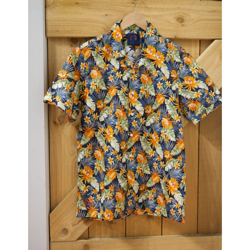 John Lennon Collection Hawaiian Floral S/S Shirt Multi