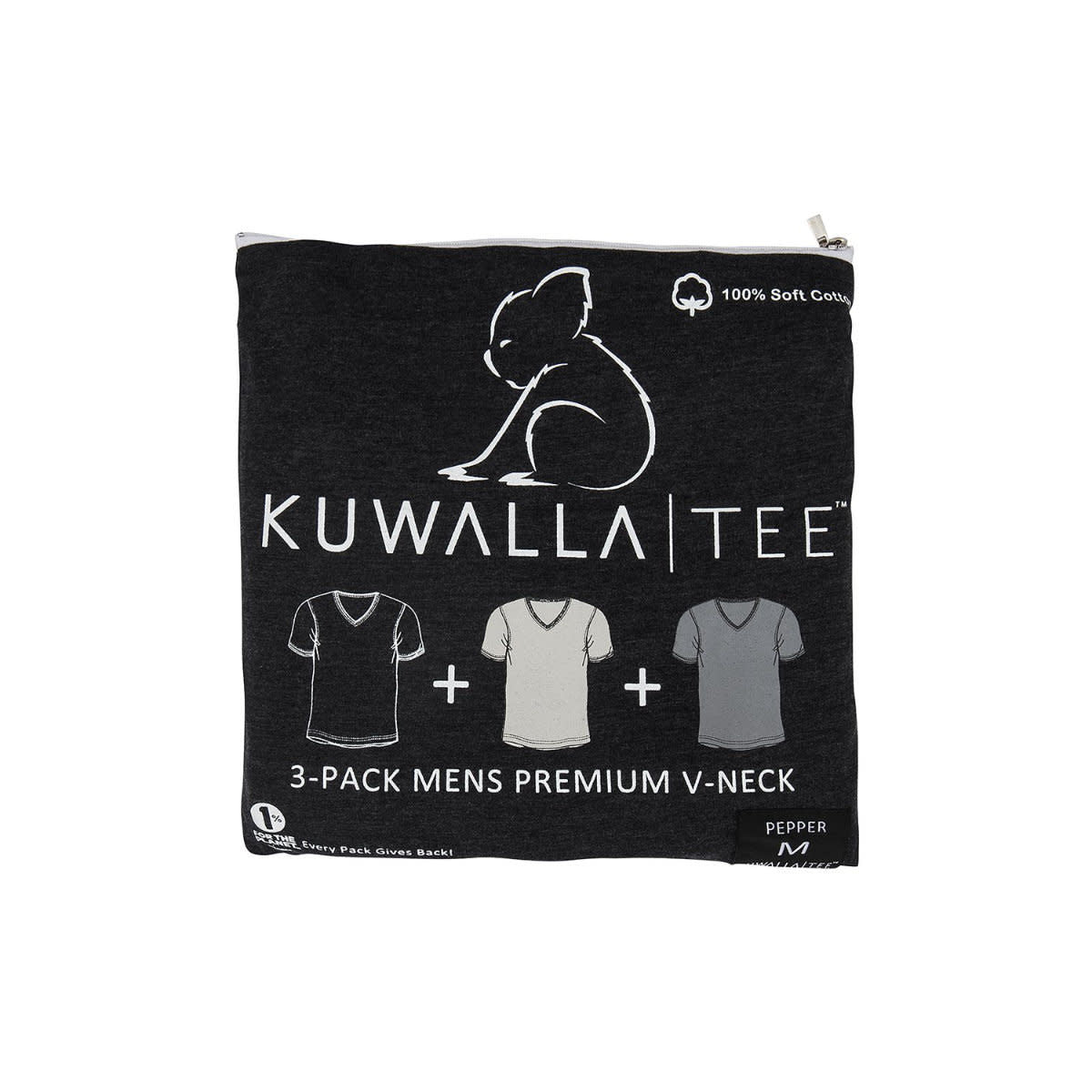 Kuwalla-Tee 3-Pack V-Neck Pepper