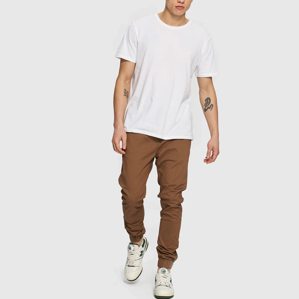 Kuwalla-Tee Midweight Chino Jogger Bronze