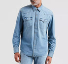 Levis Barstow Western Shirt - Red Cast Stone - Light Wash - 1 - Tops - Shirts (Long Sleeve)