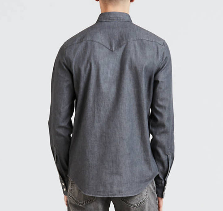 Levis Barstow Western Shirt - Stretch Grey