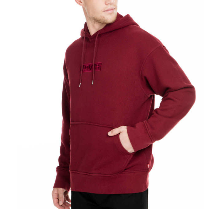 Levis Classic Pullover Hoodie Burgandy