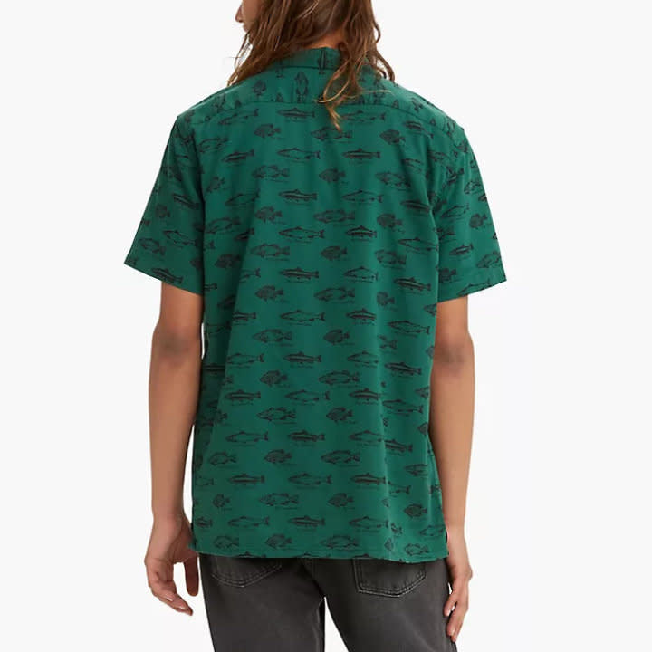 Levis Cubano Camp Shirt Serunai Forest