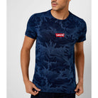 Levis Logo Graphic Tee - Blue Camo - 1 - Tops - T-Shirts