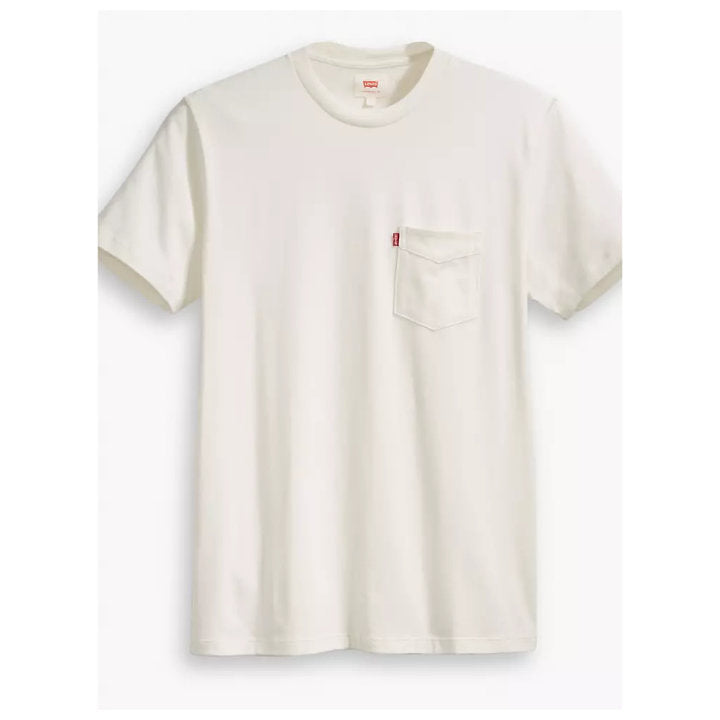 Levis Sunset Pocket Tee Shirt - White - 1 - Tops - T-Shirts