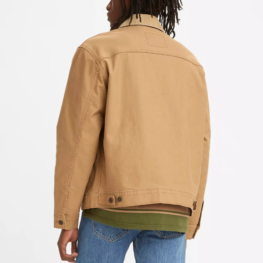 Levis Workwear Stock Trucker Jacket Ermine Brown