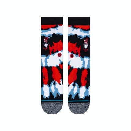 Stance Cat In The Hat Crew Socks Black