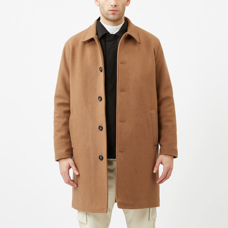 MINIMUM Assans Wool Blend Jacket - Tobacco Brown - 1 - Tops - Coats & Jackets
