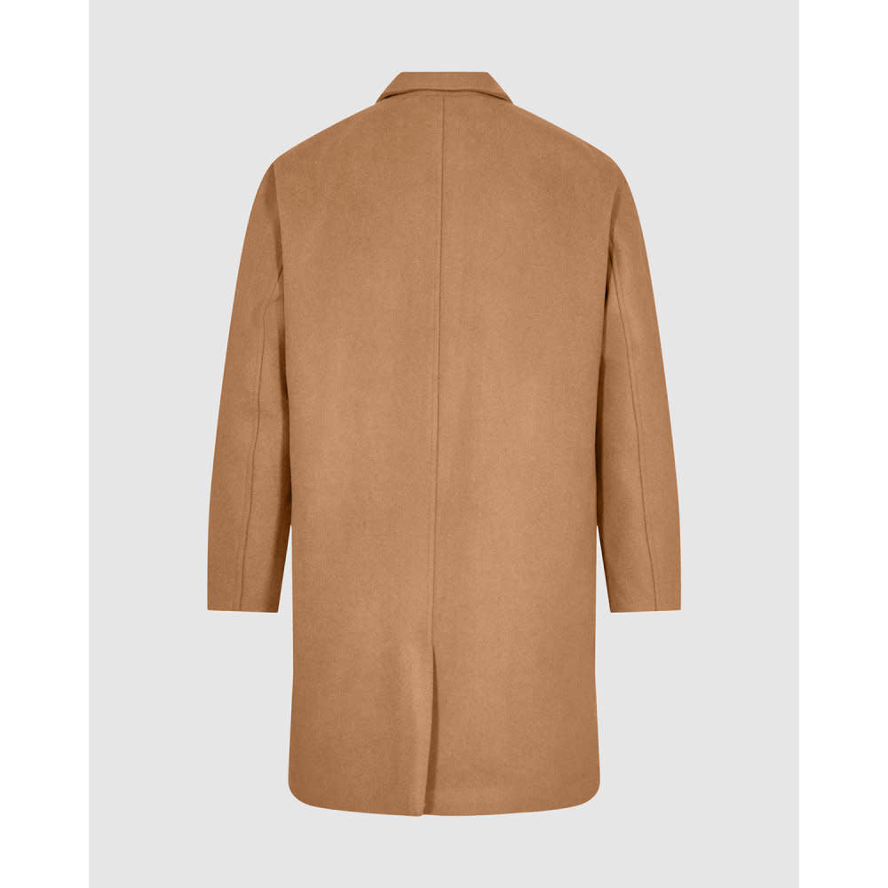 MINIMUM Assans Wool Blend Jacket - Tobacco Brown - 5 - Tops - Coats & Jackets
