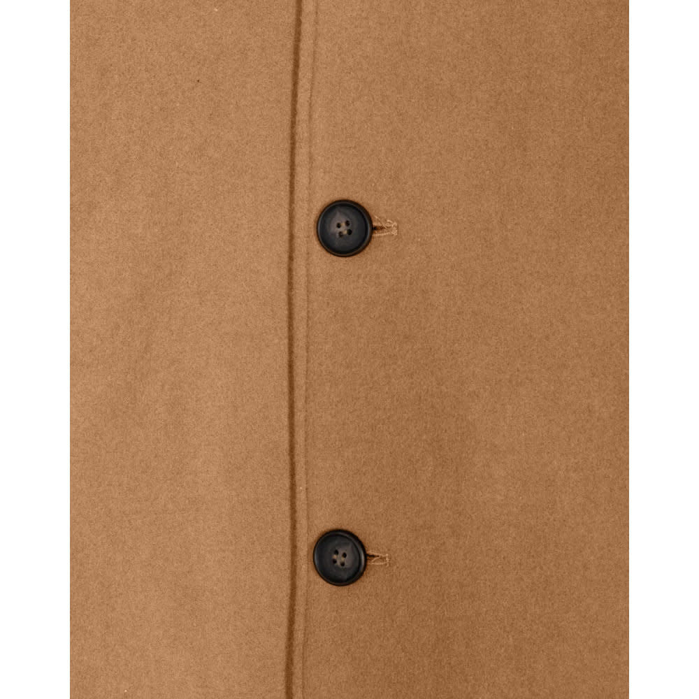 MINIMUM Assans Wool Blend Jacket - Tobacco Brown - 6 - Tops - Coats & Jackets