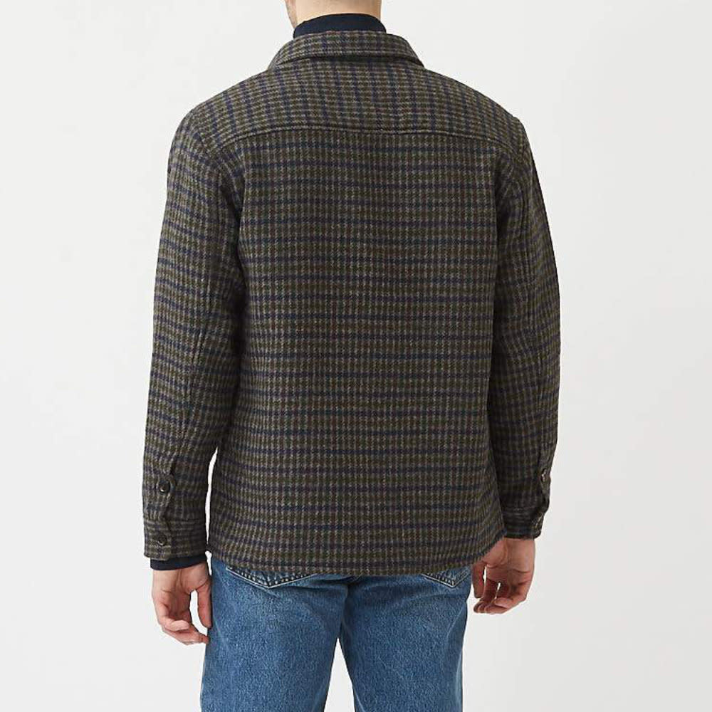 Minimum Doppy Plaid Overshirt Coffee Bean