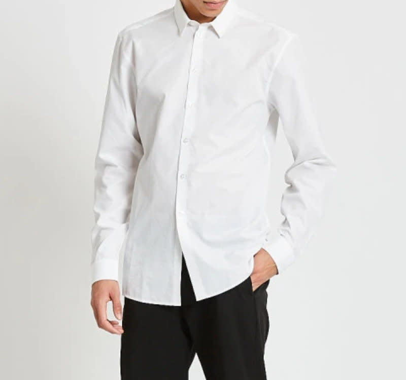 Minimum Hall L/S Shirt White