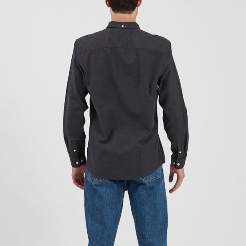 Minimum Jay 3.0 L/S Shirt Carbon Melange