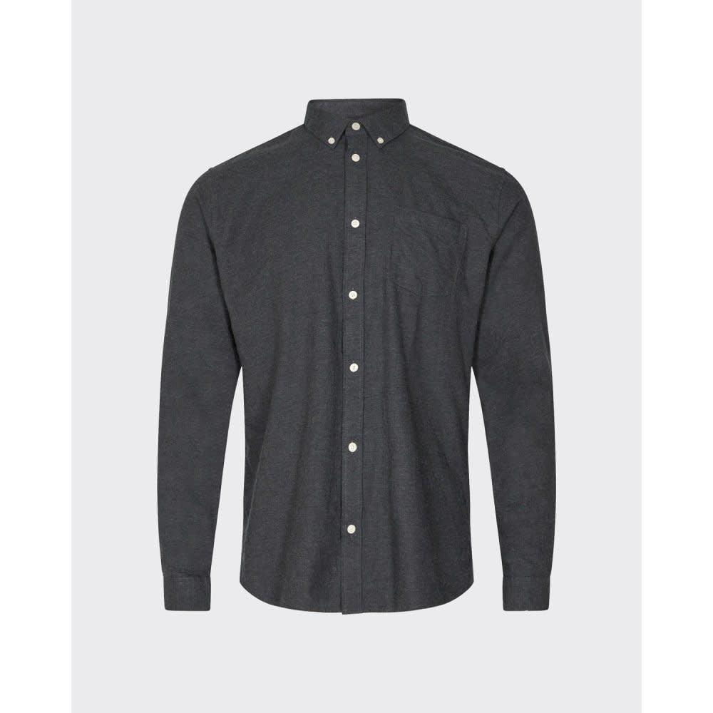 Minimum Jay 3.0 L/S Shirt Carbon Melange