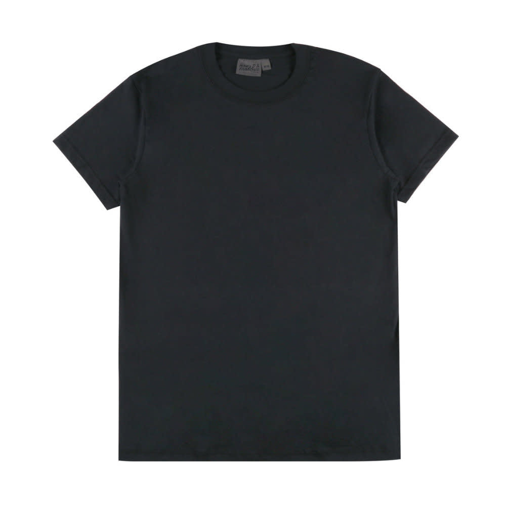 Naked & Famous Circular Knit T-Shirt Black