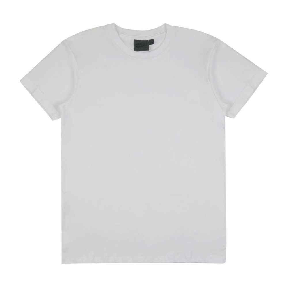 Naked & Famous Circular Knit T-Shirt White