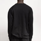 National Standards 250G French Terry L/S Crew Sweater - Black - 3 - Tops - Fleece Sweaters