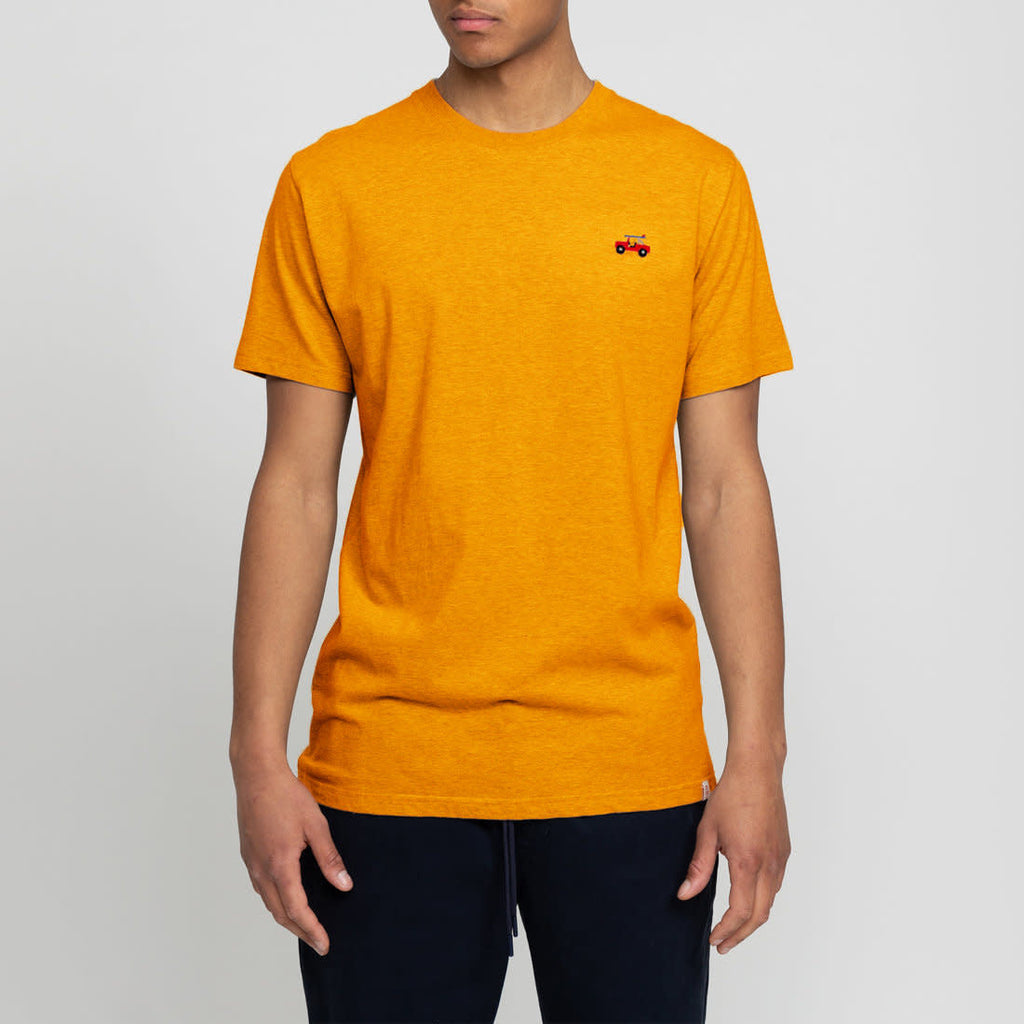 Revolution (RVLT) 1252 Jeep Embroidered T-Shirt Orange Melange