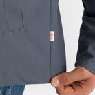 RVLT 7311 X Hooded Jacket - Dust Blue - 4 - Tops - Coats & Jackets
