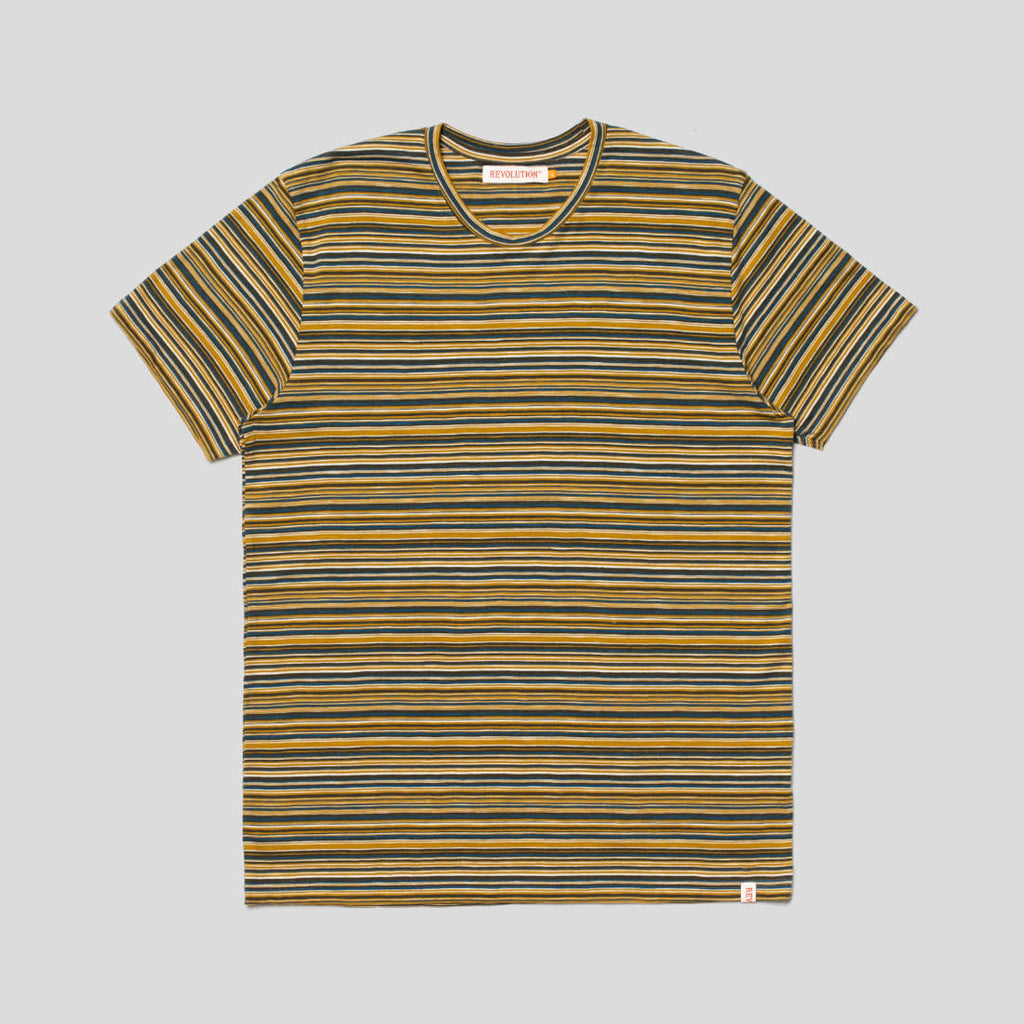 Revolution (RVLT) 1224 Regular Striped Tee Navy