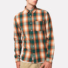 RVLT Regular Plaid Shirt - Orange - 5 - Tops - Shirts (Long Sleeve)