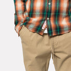 RVLT Regular Plaid Shirt - Orange - 7 - Tops - Shirts (Long Sleeve)