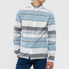 RVLT Striped L/S Shirt - Blue - 1 - Tops - Shirts (Long Sleeve)