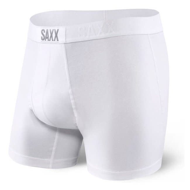 SAXX 24/7 Boxer Brief - White - White - 1 - Underwear - Boxer Briefs