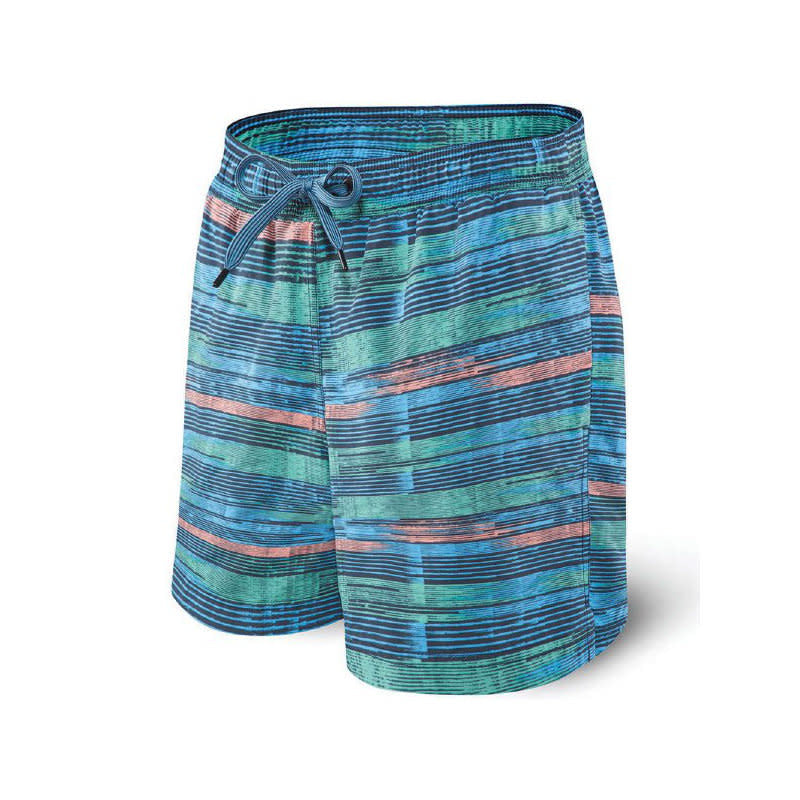 Saxx Cannonball 17" Swim Shorts Blue Point Break