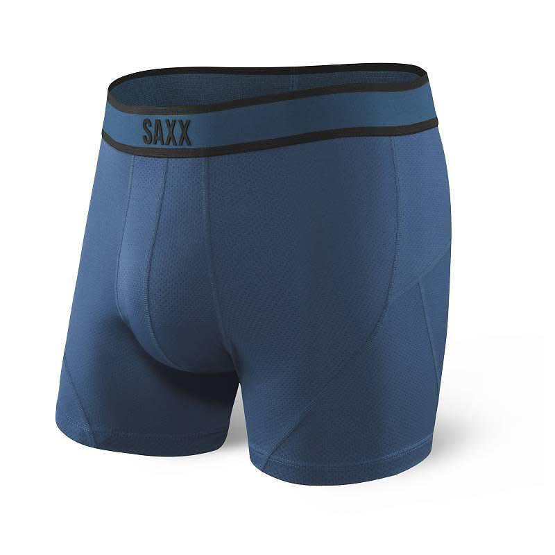SAXX Kinetic Light Compression Mesh Boxer Brief - Velvet Crush - Blue - 1 - Underwear - Boxer Briefs
