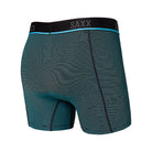 SAXX Kinetic Light Compression Mesh Boxer Brief - Feed Stripe - Cool Blue - 2 - Underwear - Boxer Briefs