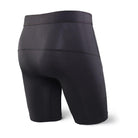 SAXX Kinetic Light Compression Mesh Long Leg - Blackout - Black - 2 - Underwear - Long Leg Boxer Briefs