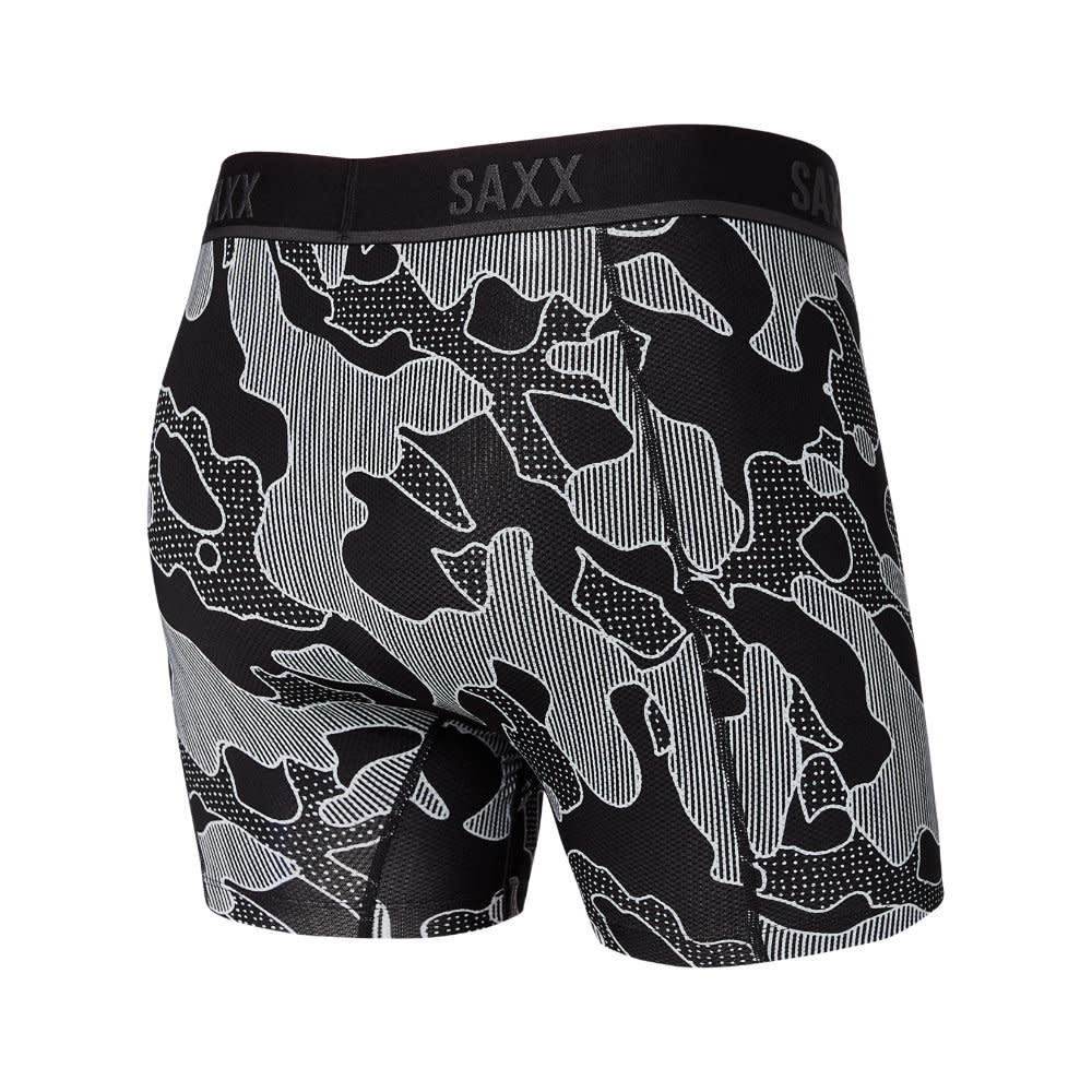 Saxx Kinetic Hd Boxer Brief - Po Mo Camo Black