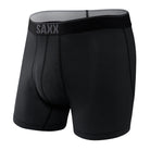SAXX Quest Quick Dry Mesh Boxer Brief - Black - Black - 2 - Underwear - Boxer Briefs