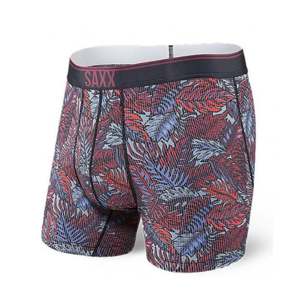 Saxx Quest Boxer Brief - Red Tropics Red