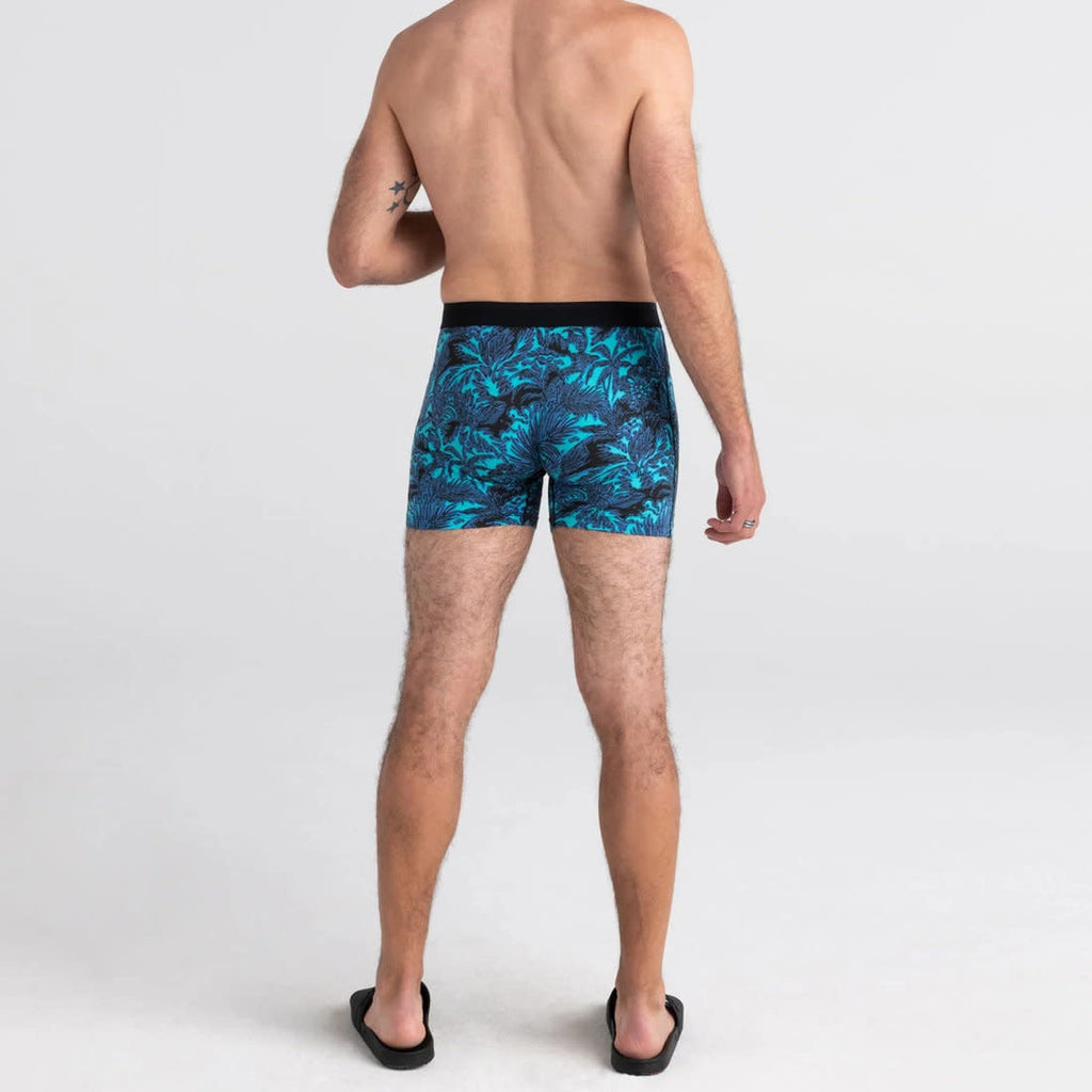 Saxx Platinum Boxer Brief - Lush Tropics Racer Blue