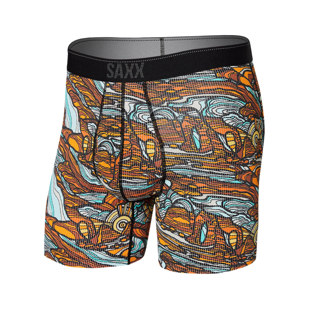 Saxx Quest Boxer Brief - Carved Landscape Multi