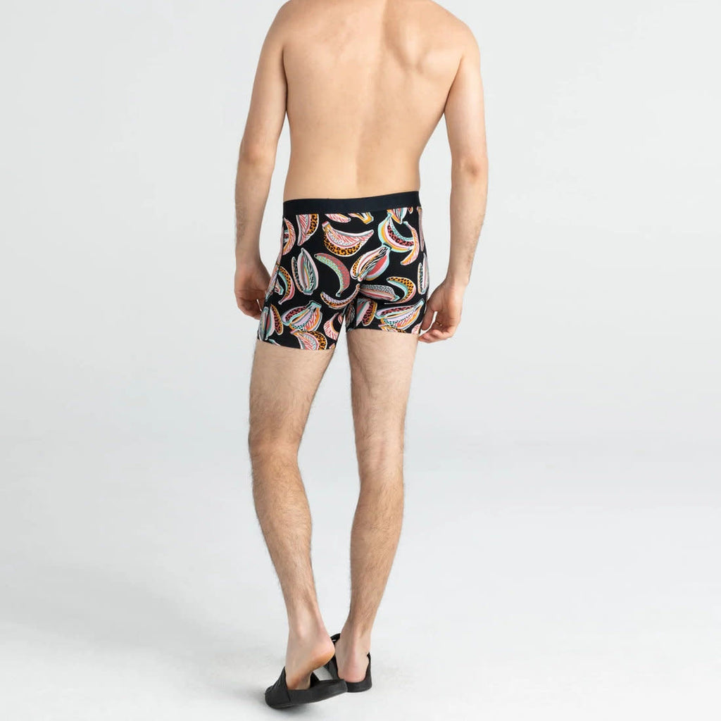 Saxx Vibe Boxer Brief - Gone Bananas Black