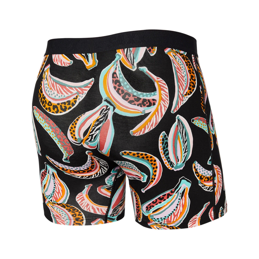 Saxx Vibe Boxer Brief - Gone Bananas Black
