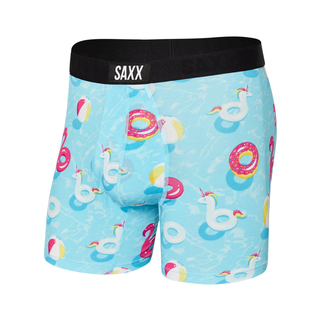 Saxx Vibe Boxer Brief - Pool Party Blue
