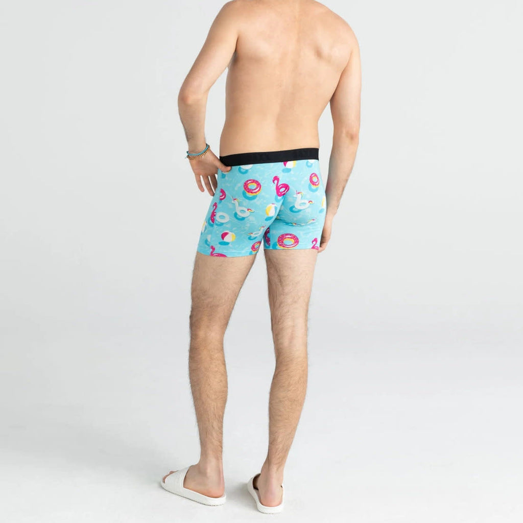 Saxx Vibe Boxer Brief - Pool Party Blue