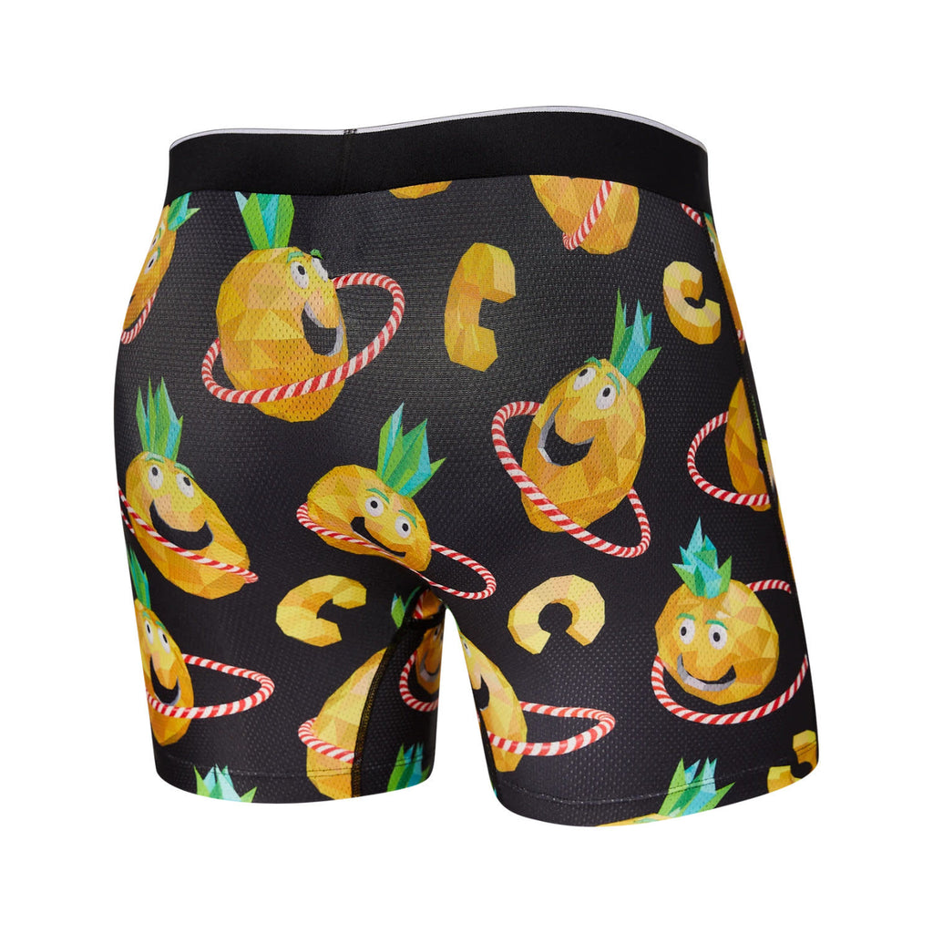 Saxx Volt Boxer Brief - Pineapple Hula Black